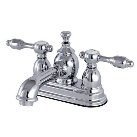 Kingston Brass KS7001TAL 4" Centerset Bathroom Faucet, Polished Chrome KS7001TAL
